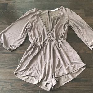 Romper with open back